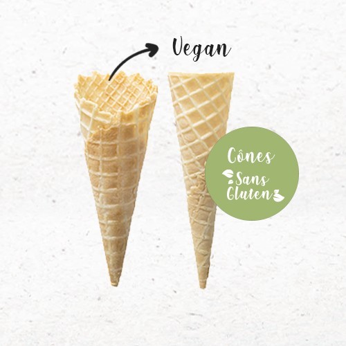 Cornets Vegan sans gluten